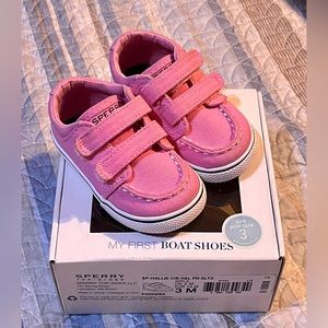 Sperry Top-Sider Hallie Pink Crib/Toddler shoes